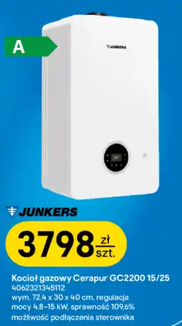 Castorama Kocioł gazowy Junkers oferta