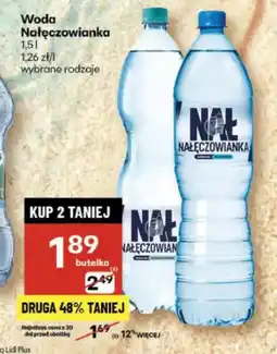 Delikatesy Centrum Woda mineralna Nałęczowianka oferta