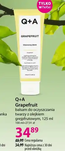 Hebe Balsam do demakijażu Q + a oferta