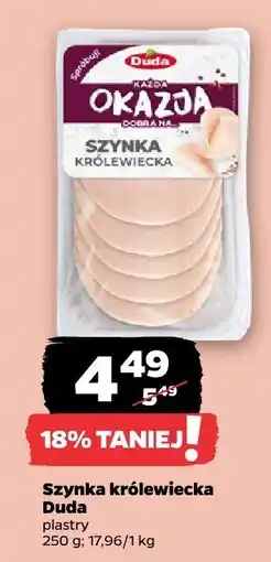 Netto Szynka królewiecka Duda oferta