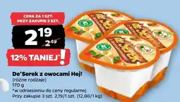 Netto Deser De'Serek z owocami Hej! różne rodzaje oferta