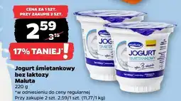 Netto Jogurt śmietankowy bez laktozy Maluta oferta