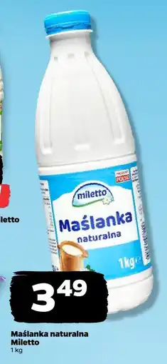 Netto Maślanka naturalna Miletto oferta