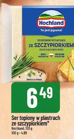 Polomarket Ser topiony w plastrach ze szczypiorkiem Hochland oferta