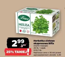 Netto Herbata ziołowa ekspresowa Bifix różne rodzaje oferta