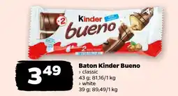 Netto Baton Kinder Bueno classic/white oferta