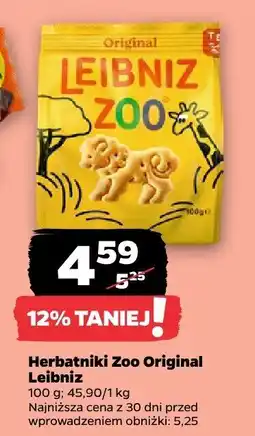 Netto Herbatniki Zoo Original Leibniz oferta