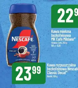 Polomarket Kawa bezkofeinowa rozpuszczalna Nescafe Classic Decaf oferta