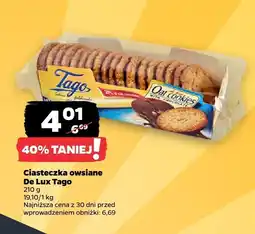 Netto Ciasteczka owsiane De Lux Tago oferta