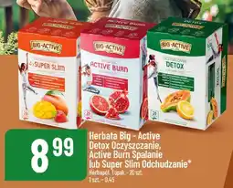 Polomarket Herbata Big-Active Detox Oczyszczanie/Active Burn Spalanie/Super Slim Odchudzanie oferta