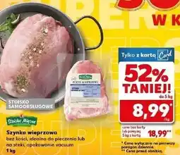 Kaufland Szynka wieprzowa bez kości Stoisko Mięsne oferta