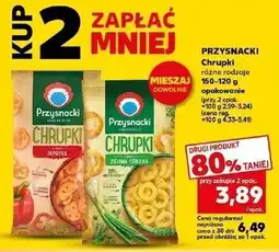 Kaufland Chrupki zielona cebulka Przysnacki oferta