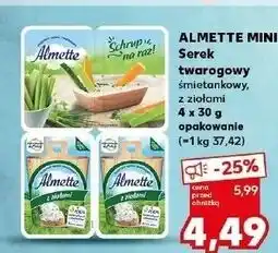 Kaufland Serek śmietankowy Hochland Almette oferta
