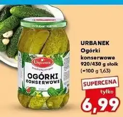 Kaufland Ogórki konserwowe Urbanek oferta