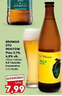 Kaufland Piwo Browar Stu Mostów Pale Ale oferta