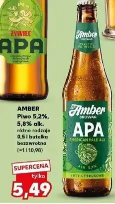 Kaufland Piwo Amber Apa oferta