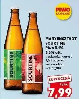 Kaufland Piwo Sourtime Strawberry Berliner Weisse oferta