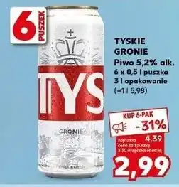 Kaufland Piwo Tyskie Gronie oferta