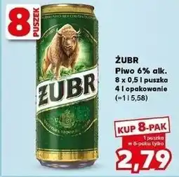 Kaufland Piwo Żubr 1768 oferta