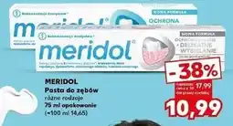 Kaufland Pasta do zębów delikatne wybielanie Meridol oferta
