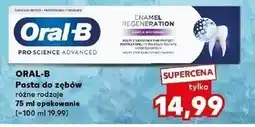 Kaufland Pasta do zębów gentle whitening Oral-B Enamel Regeneration oferta