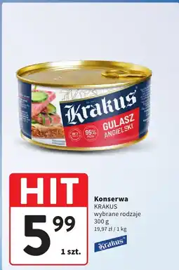 Intermarche Konserwa Gulasz angielski Krakus oferta
