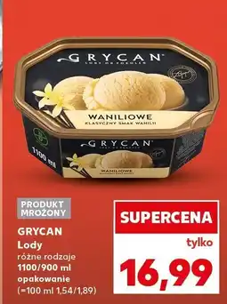 Kaufland Lody GRYCAN waniliowe oferta