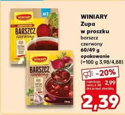 Kaufland Zupa WINIARY Barszcz w proszku oferta