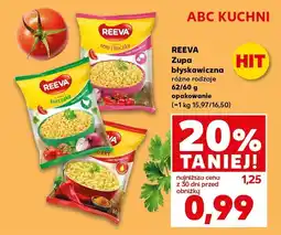 Kaufland Zupa REEVA Zupa błyskawiczna różne rodzaje oferta