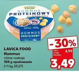 Kaufland Hummus LAVICA FOOD Hummus różne rodzaje oferta