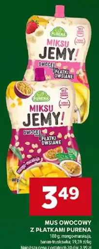 Stokrotka Mus owocowy z płatkami Purena oferta