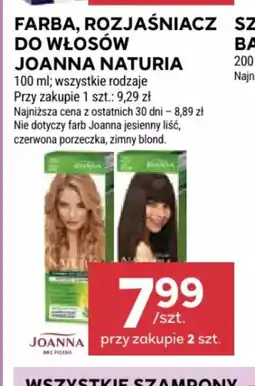 Stokrotka Farba, rozjaśniacz do włosów Joanna Naturia oferta