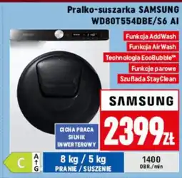 Neopunkt Pralko-suszarka Samsung WD80T554DBE/S6 AI oferta
