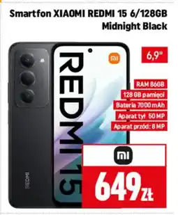 Neopunkt Smartfon Xiaomi Redmi 15 6/128GB Midnight Black oferta