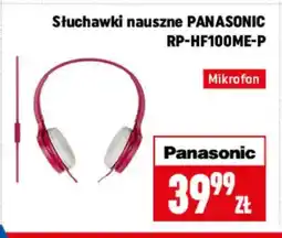 Neopunkt Słuchawki nauszne PANASONIC RP-HF100ME-P oferta