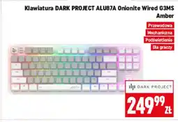 Neopunkt Klawiatura DARK PROJECT ALU87A Onionite Wired G3MS Amber oferta