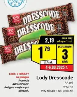 Nasz Sklep Lody Dresscode oferta