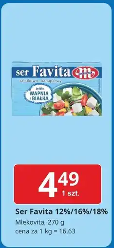 E.Leclerc Ser sałatkowo-kanapkowy 12 % Mlekovita Favita oferta