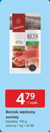 E.Leclerc Boczek surowy wędzony Sokołów oferta