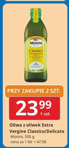 E.Leclerc Oliwa z oliwek extra vergine Monini Delicato oferta