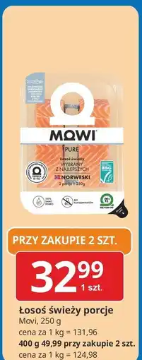 E.Leclerc Łosoś świeży porcje Mowi oferta
