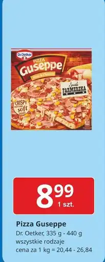 E.Leclerc Pizza szynka i chorizo farmerska Dr. Oetker Guseppe oferta