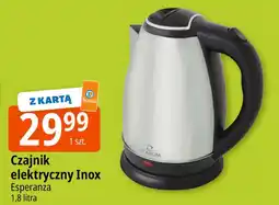 E.Leclerc Czajnik elektryczny ekk016x spring inox Esperanza oferta