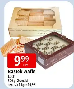 E.Leclerc Wafle śmietankowo-kakaowe Bastek oferta