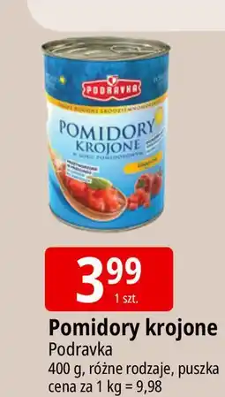 E.Leclerc Pomidory krojone Podravka oferta
