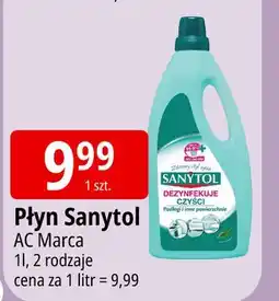 E.Leclerc Płyn dezynfekuje i czyści podłogi inne powierzchnie eukaliptus Sanytol oferta