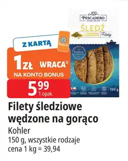 E.Leclerc Filety śledziowe wędzone z pieprzem cytrynowym Pescadero oferta