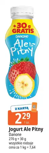 E.Leclerc Jogurt banan-truskawka Danone Ale Pitny oferta