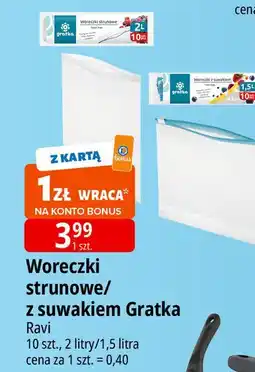 E.Leclerc Woreczki z suwakiem 1.5 l Gratka oferta