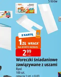 E.Leclerc Woreczki śniadaniowe Ravi oferta